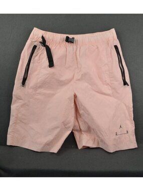 Jordan Boys Atmosphere Pink 23 Engineered Woven Shorts Elastic Waist XL